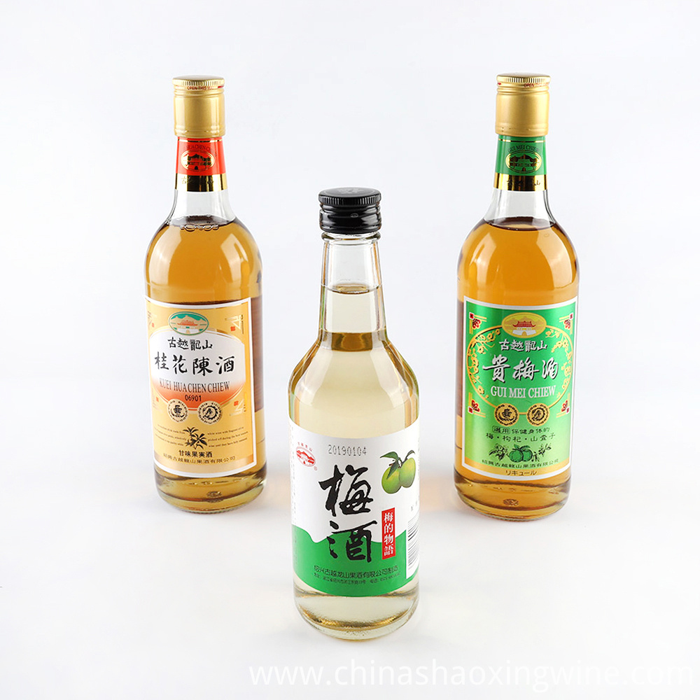 Osmanthusflavored Rice wine 500ML China Manufacturer